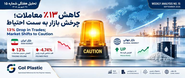 تحلیل هفتگی شماره ۱۵ :  کاهش ۱۳ درصدی معاملات؛ چرخش بازار ایران به سمت احتیاط